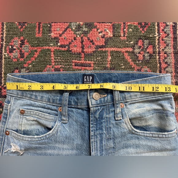 GAP Ankle Flare Distressed Blue Jeans. 24R/00 - Picture 4 of 11